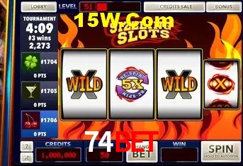 Sinta a adrenalina dos jogos de cassino com 74Bet